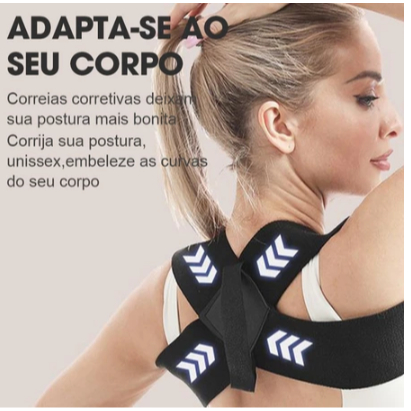 Unissex Reforçado Postura Corrector Colete Cinto Protetor Ortopédico Coluna Correção Lombar
