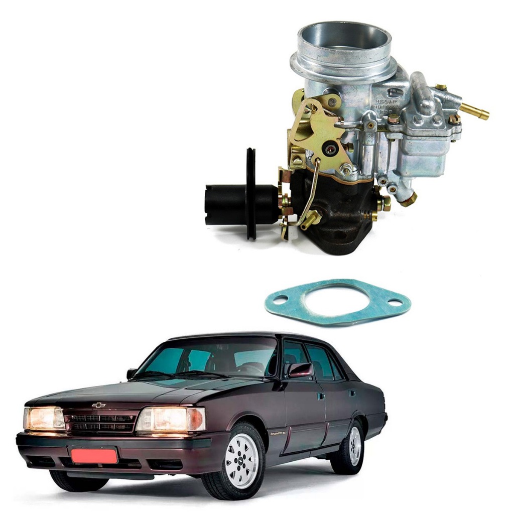 Carburador Opala Caravan 4cc cilindros Gasolina Simples DFV 228 Novo