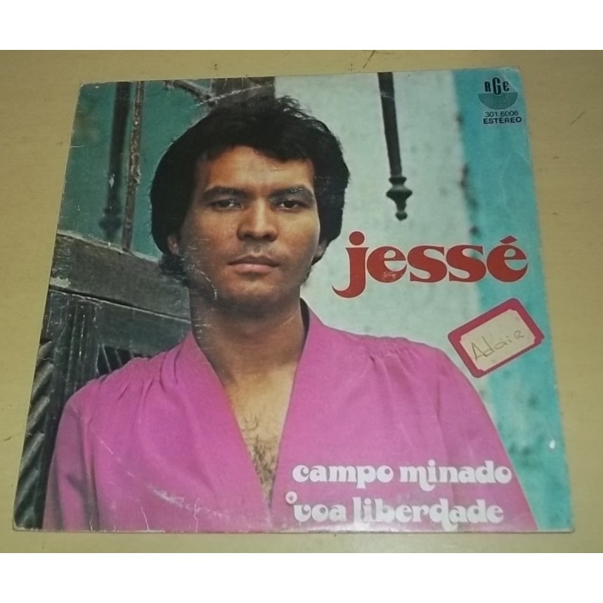 Disco de Vinil Compacto Jessé, Voa Liberdade, Campo Minado, RGE, 1981