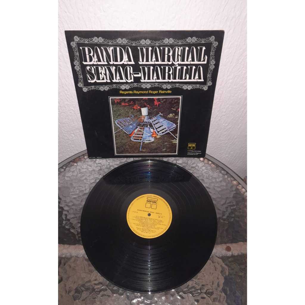 Banda Marcial Senac-Marília Lp Disco de Vinil Raríssimo