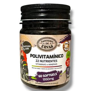 Polivitamínico Vitaminas e Minerais 1950mg 60softgels Canteiro de Ervas em Oferta na Shopee