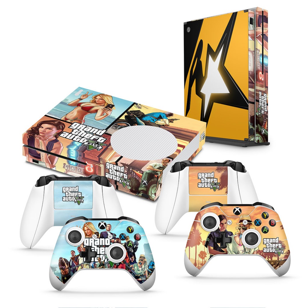 Skin para Xbox One S Adesivo GTA V 5 Premium