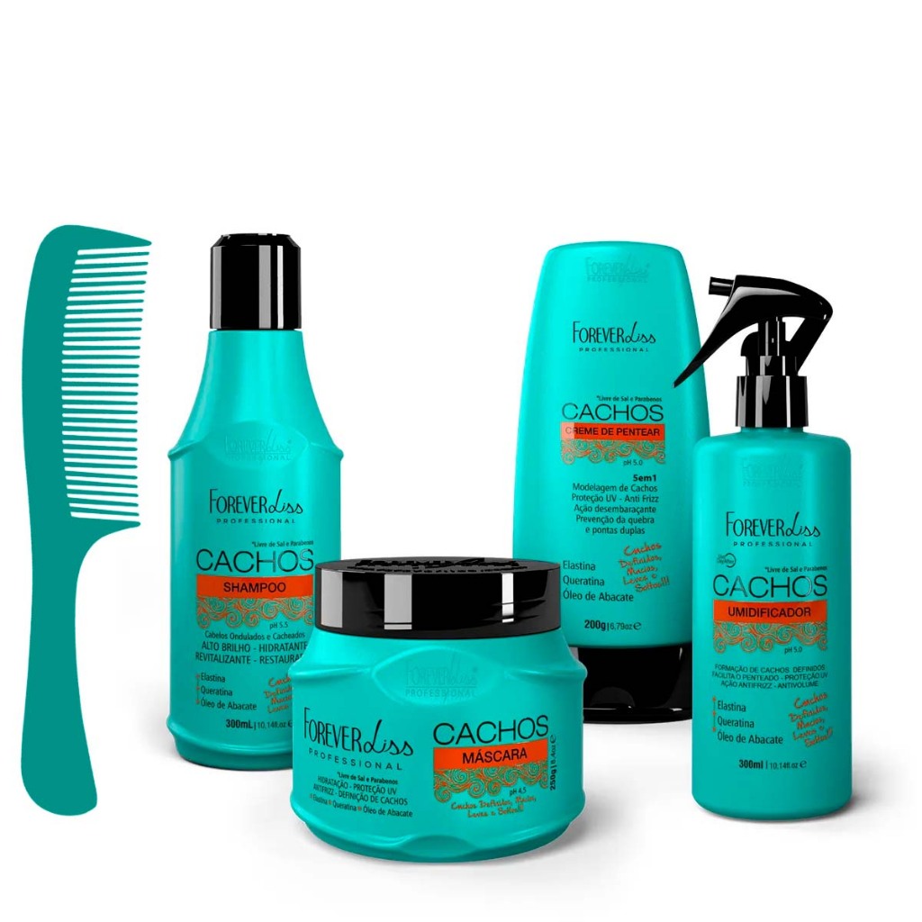Kit Formador e Manutenção dos Cachos Forever Liss