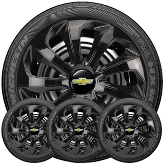 KIT4 Calotas Esportivas Velox Unicolor Aro 13 14 15 Compativel com Chevette Corsa Classic Celta em Oferta na Shopee