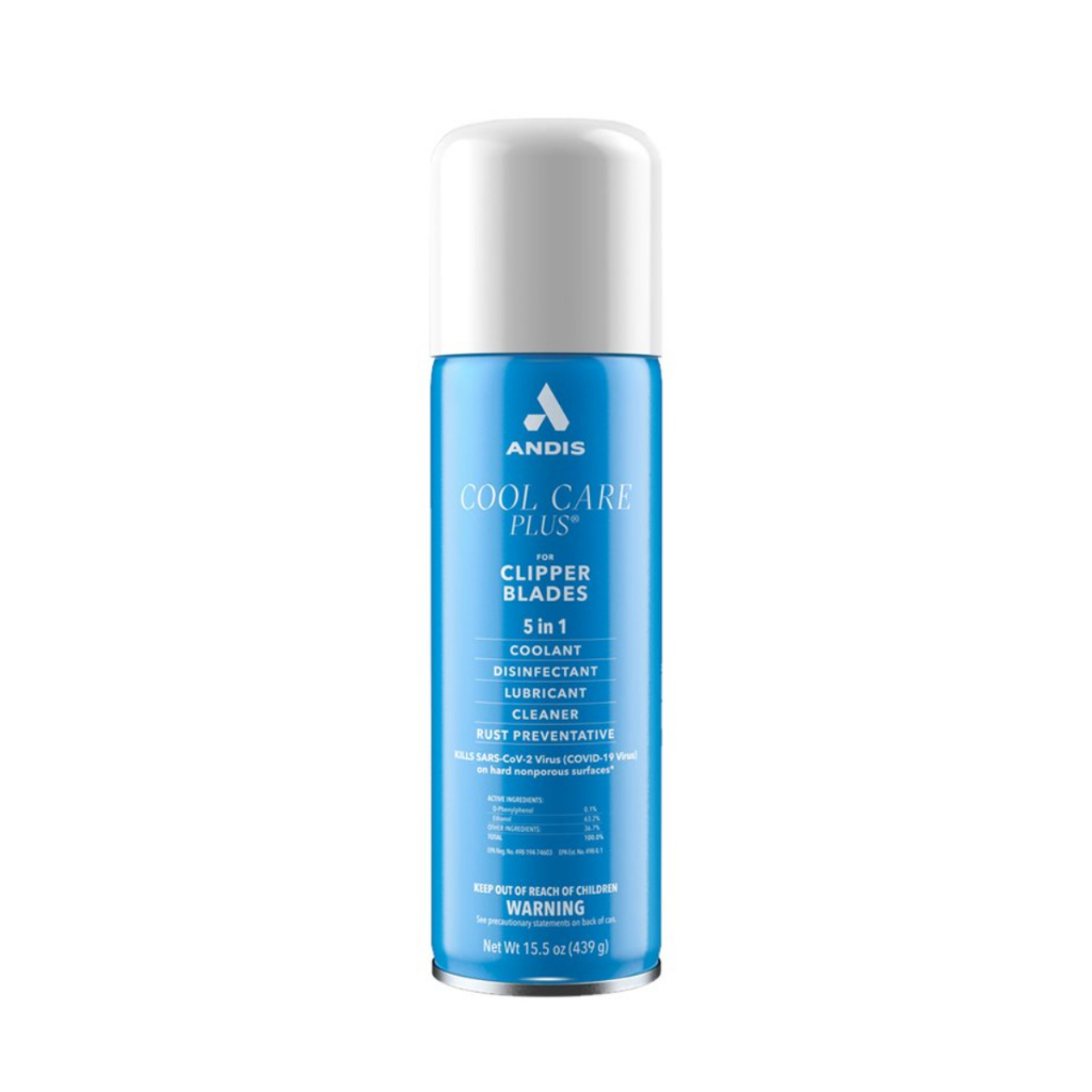 COOL CARE RESFRIADOR LUBRIFICANTE Spray Máquina de Cortar Cabelo Mantém Afiação Lâmina Anti Ferrugem - 5 em 1 - Andis