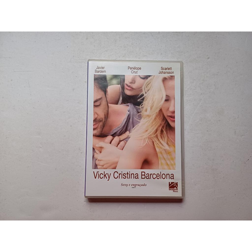 dvd Vicky Cristina Barcelona - direção de Woody Allen com Javier Barden Penélope Cruz e Scarlett Johansson