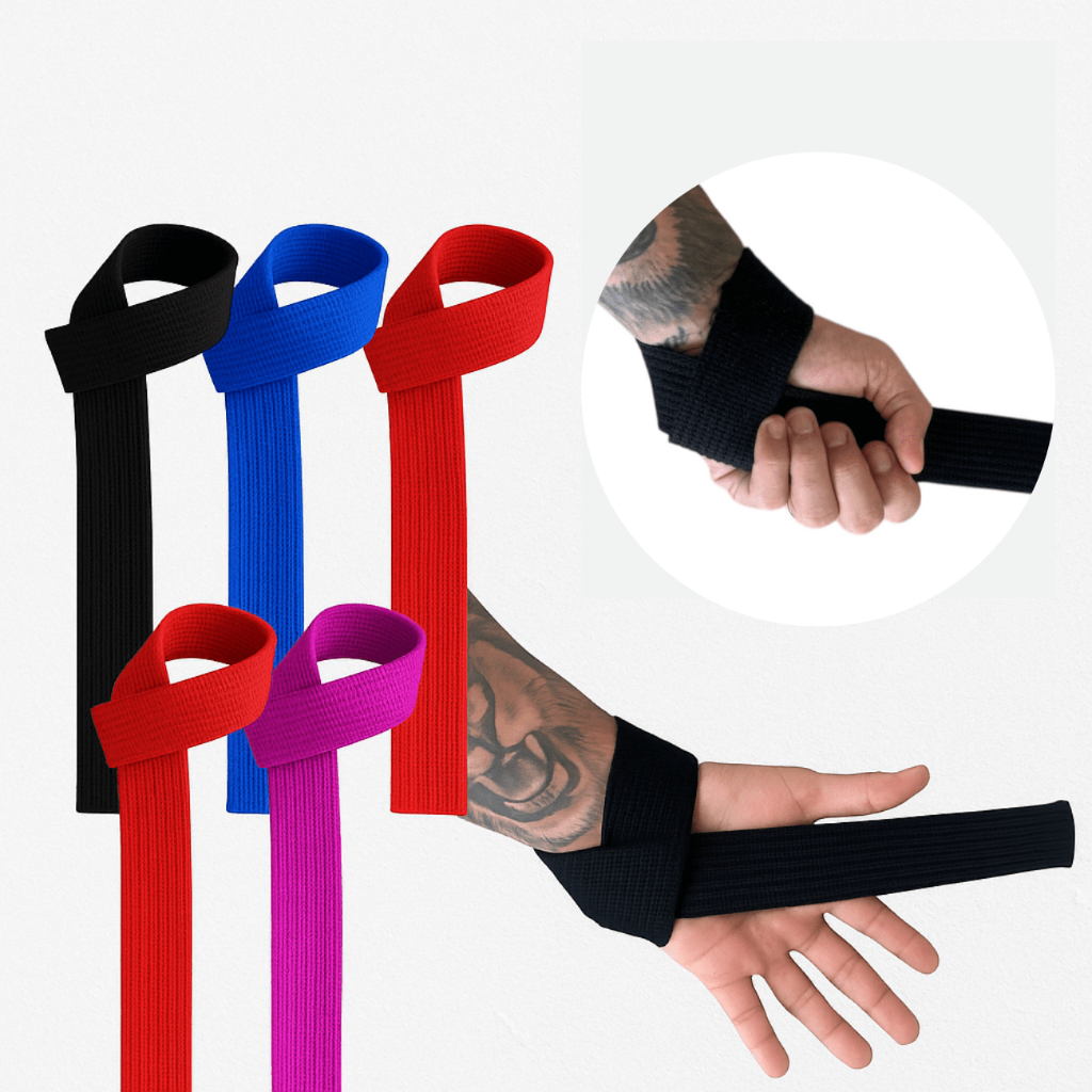 Tala Strap 100% algodão para acedemia cross fit musculação treino peso exercício Straps strep