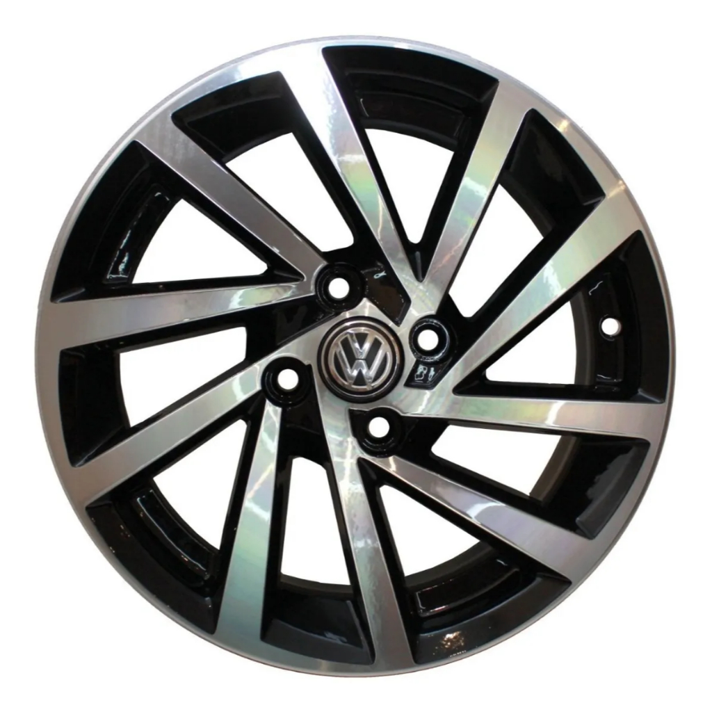 Jogo de  Rodas Aro 14 Vw 4x100 R-seven Zunky Zk780 Gol Parati Saveiro Voyage Up  G1 G2 G3 ...