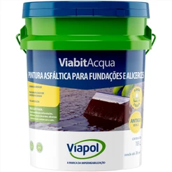 Pintura Asfaltica Para Fundaçoes E Alicerces Viapol Base Agua 18 Litros