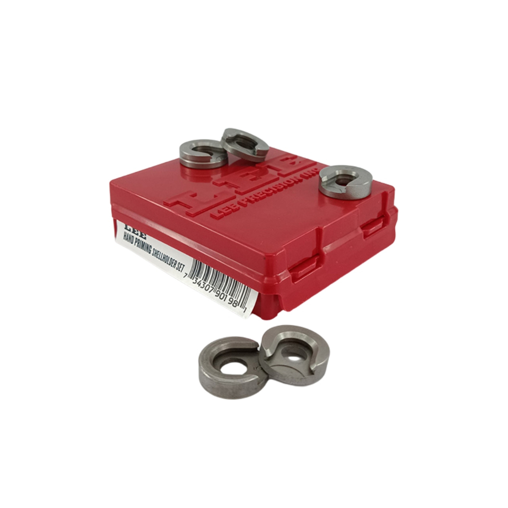 Shell Holder LEE PRECISION para Espoletadores - Priming Tool Shell Holder SET (Kit com 11 peças)