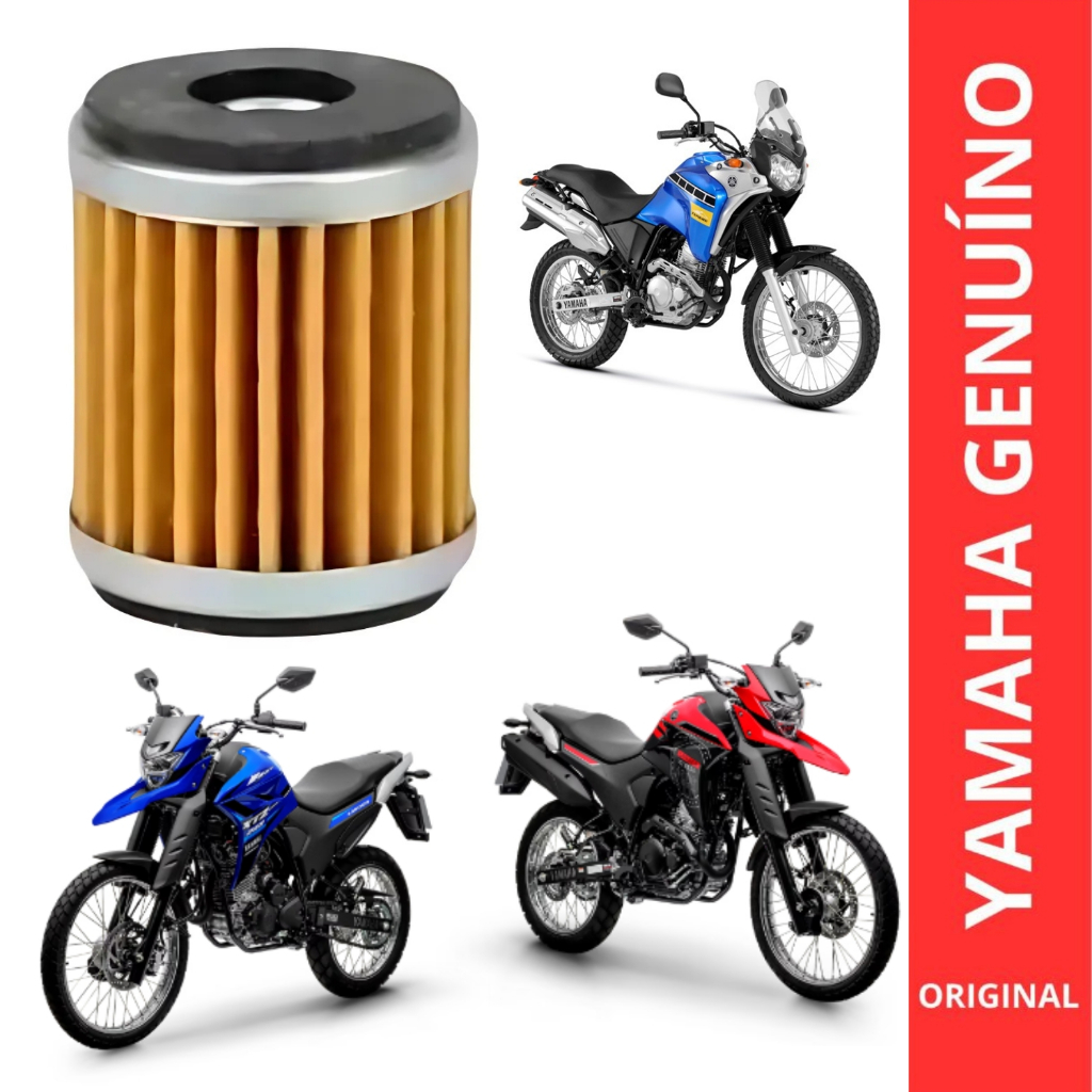 ELEMENTO FILTRO DE ÓLEO CONJUNTO ORIGINAL YAMAHA XTZ LANDER 250 TENERE 250 FAZER 250 FZ25 TODOS ANOS