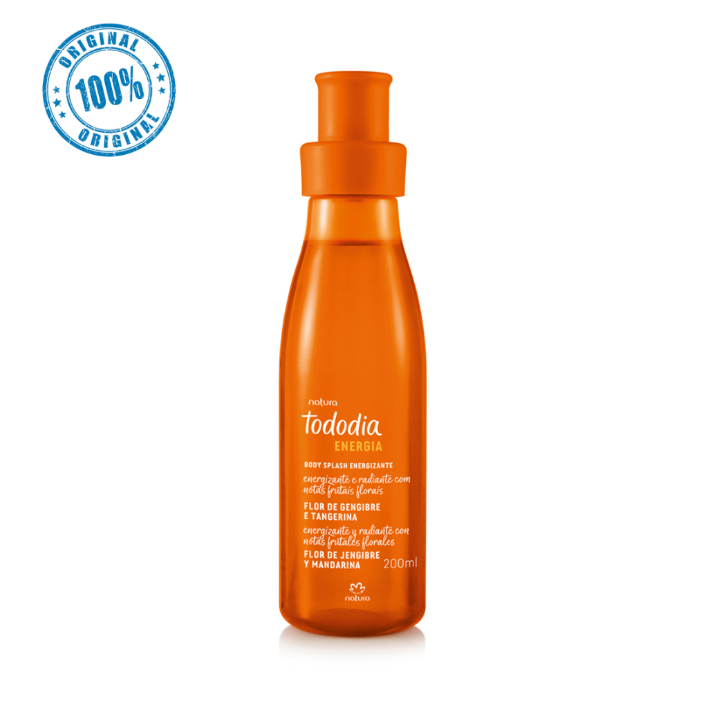Natura - Tododia Body Splash Feminino Flor de Gengibre e Tangerina 200 ml.
