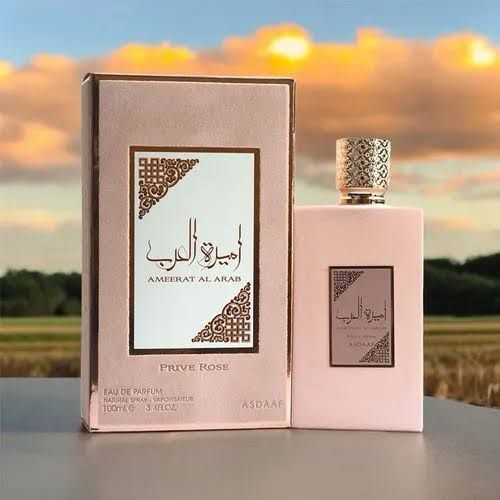 Ameerat Al Arab Prive Rose Asdaaf 100 ml Perfume Feminino Árabe original