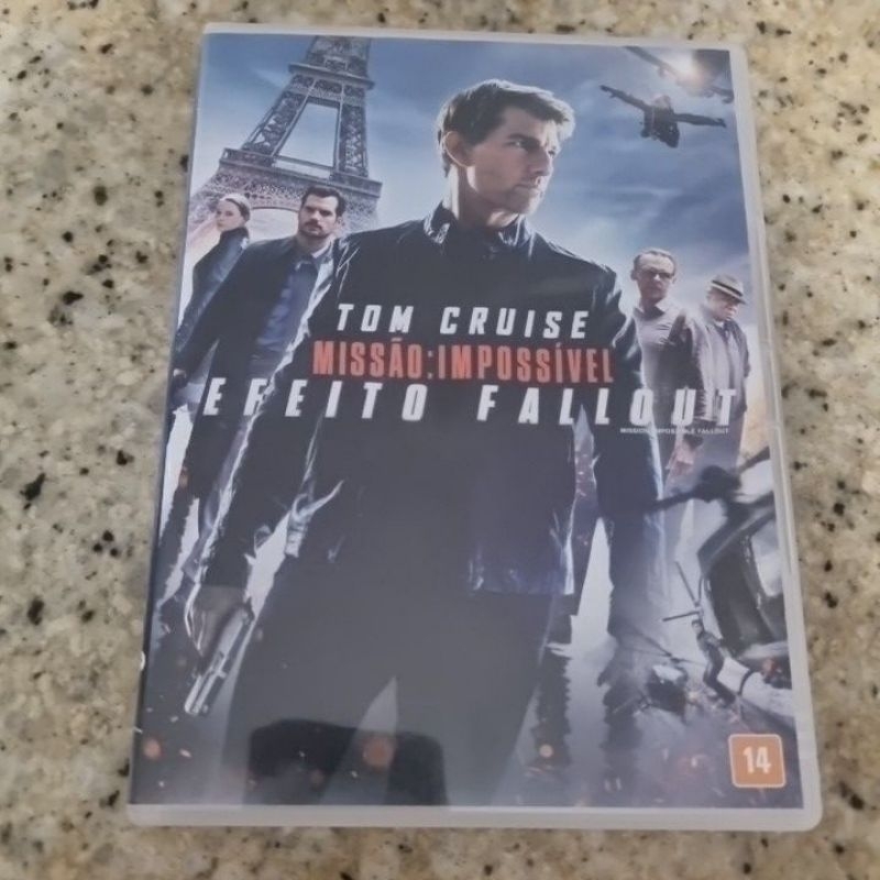 DVD 'Missão Impossível: Efeito Fall Out' Christopher McQuarrie (Original).