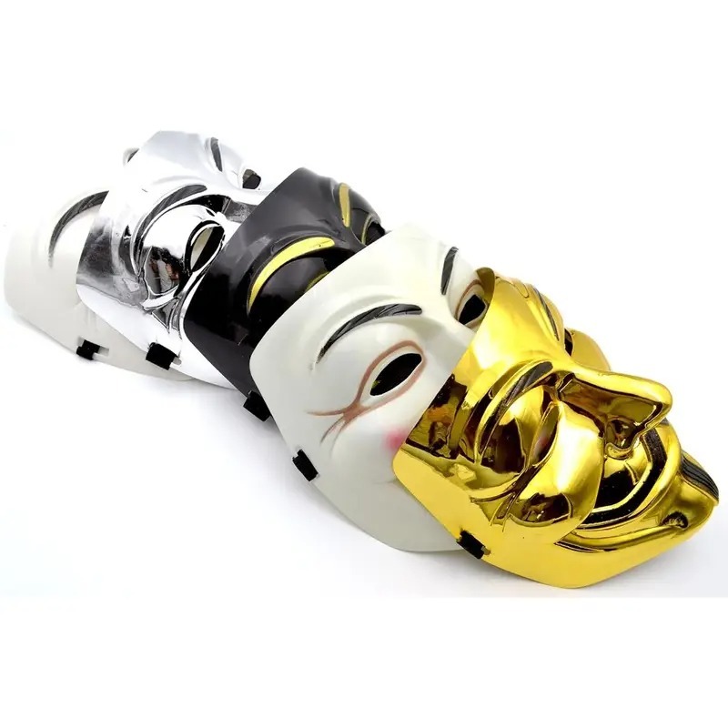 Máscara Anonymous Dourada: Onde Comprar | BuscaProdutos