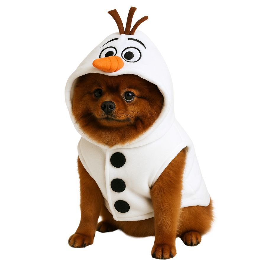 Fantasia Boneco de Neve para Pets - Roupas para Cães e Gatos
