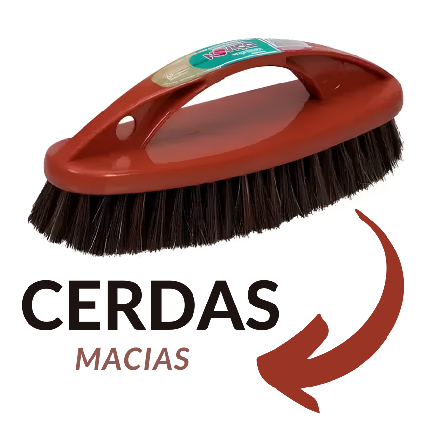 Noviça Escova Engraxate Com Cerdas Macias Sem Danificar - Para Sapatos/Sapateiros