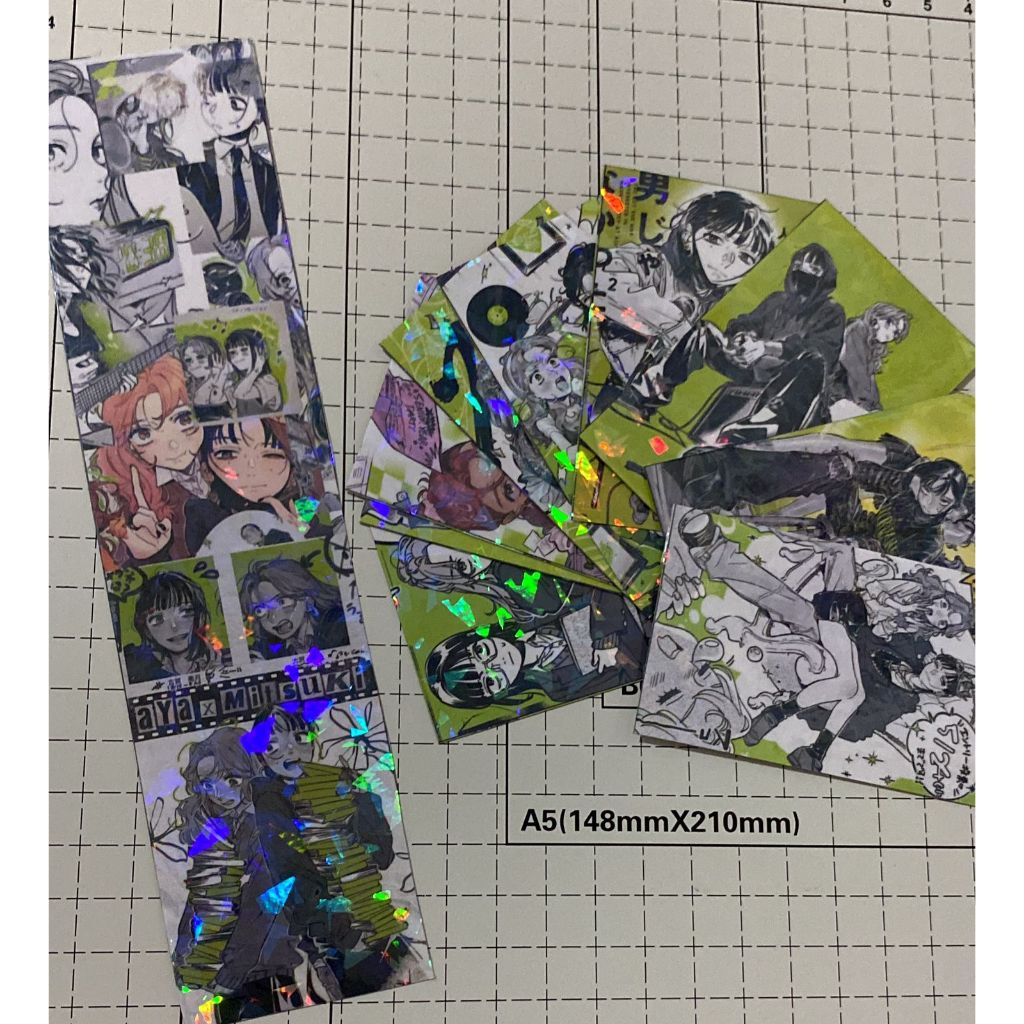 Cards Fanmade – Mangá Yuri “O Cara Que Estou Afim Não É Um Cara” + Marcador de Livro