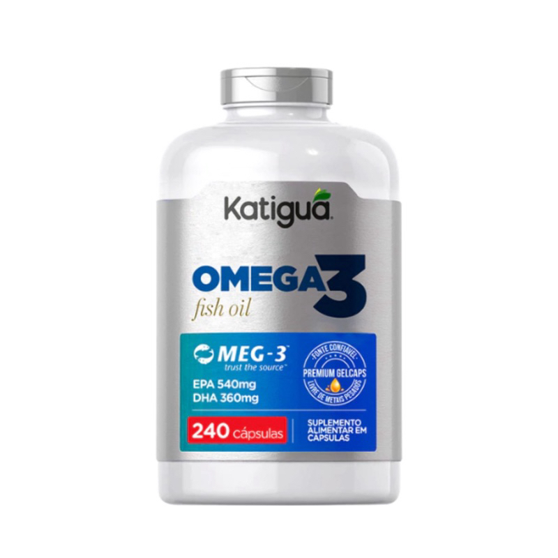 Ômega 3 meg3 240 cápsulas Katiguá em Oferta na Shopee