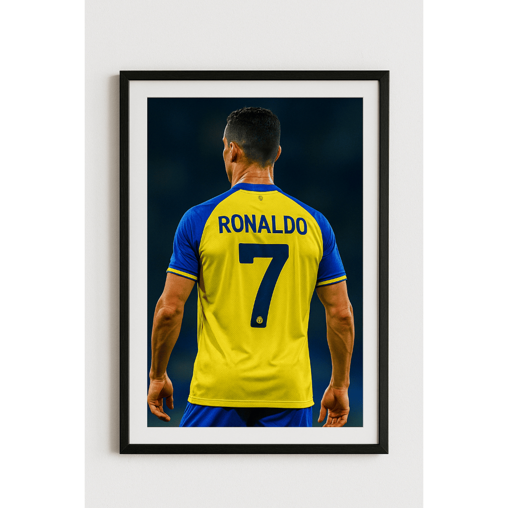 Poster Cristiano Ronaldo Tamanho Grande A3 - Quadro Cristiano Ronaldo