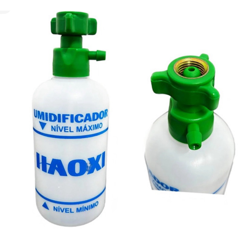 Umidificador de O2 250ml com Rosca de Metal Haoxi - Domax em Oferta na Shopee