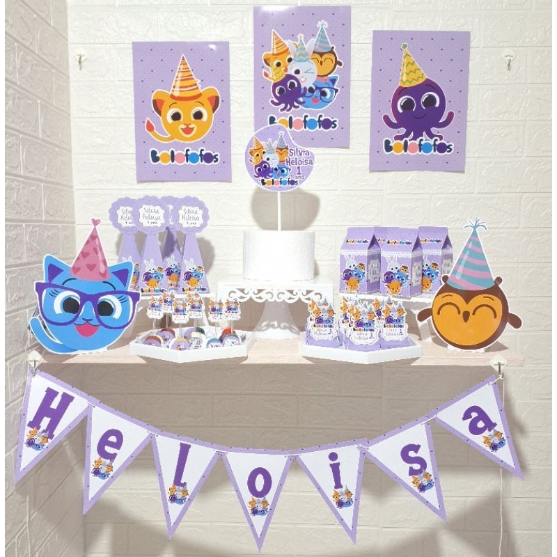 kit festa Personalizada só um bolinho lembrancinhas de aniversário MESVERSÁRIO Pegue e monte Bolo fofos menina
