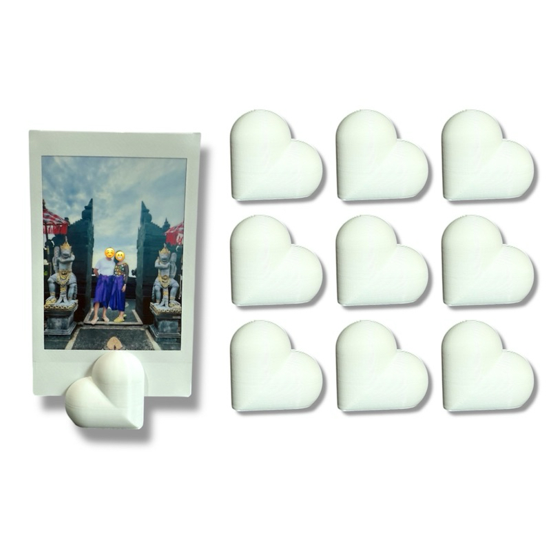 50 Suporte Porta Retrato Base Coração Nuvem para Foto Polaroid Cartão Menu Decoração Festa Casamento Evento Dia Das Mães em Oferta na Shopee