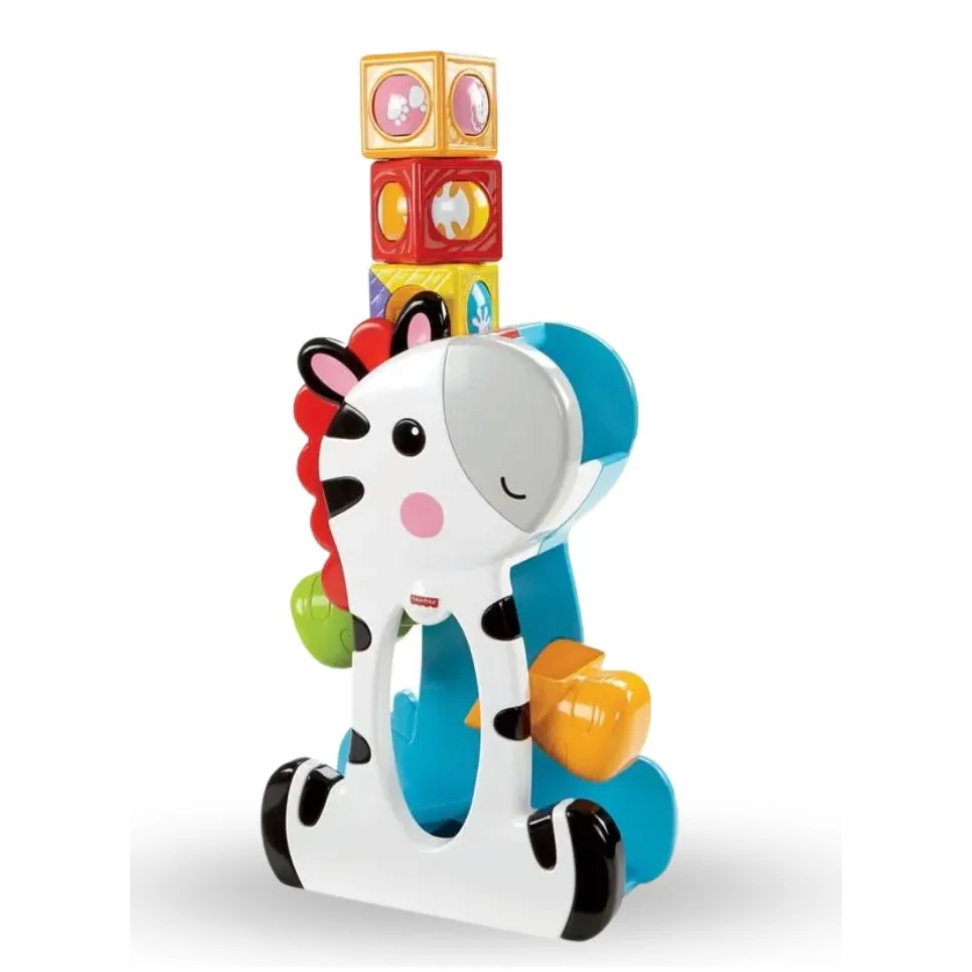 Brinquedo Educativo Zebra Blocos Para Bebês Fisher-Price Montar