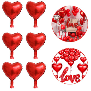 50 Mini Balão Metalizado Coração Vermelho 12cm 5  Polegadas Dia dos Namorados Casamento Dia das Mães Surpresa Romântica em Oferta na Shopee