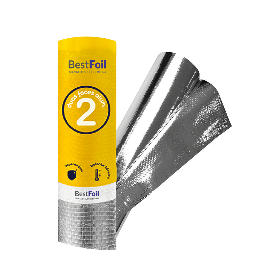 Manta Térmica P/ Telhado 2 Faces Reforçada 15m2