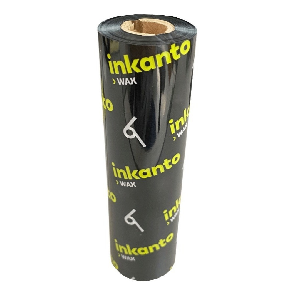 Ribbon 110x74 Cera (wax) Armor Inkanto AWR1 Externo para impressora térmica Zebra Argox Elgin