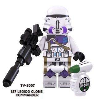 Boneco Legion Clone Commander + Droid Trooper Star War Mandalorian Colecionável TV8007