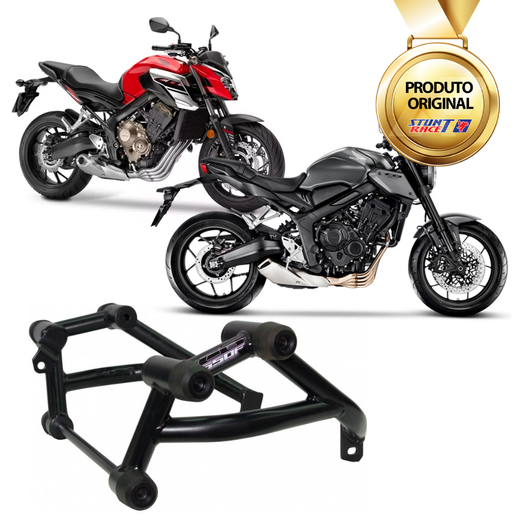 Stunt Race Honda CB 650F/R Protetor Carenagem Gaiola Fosco