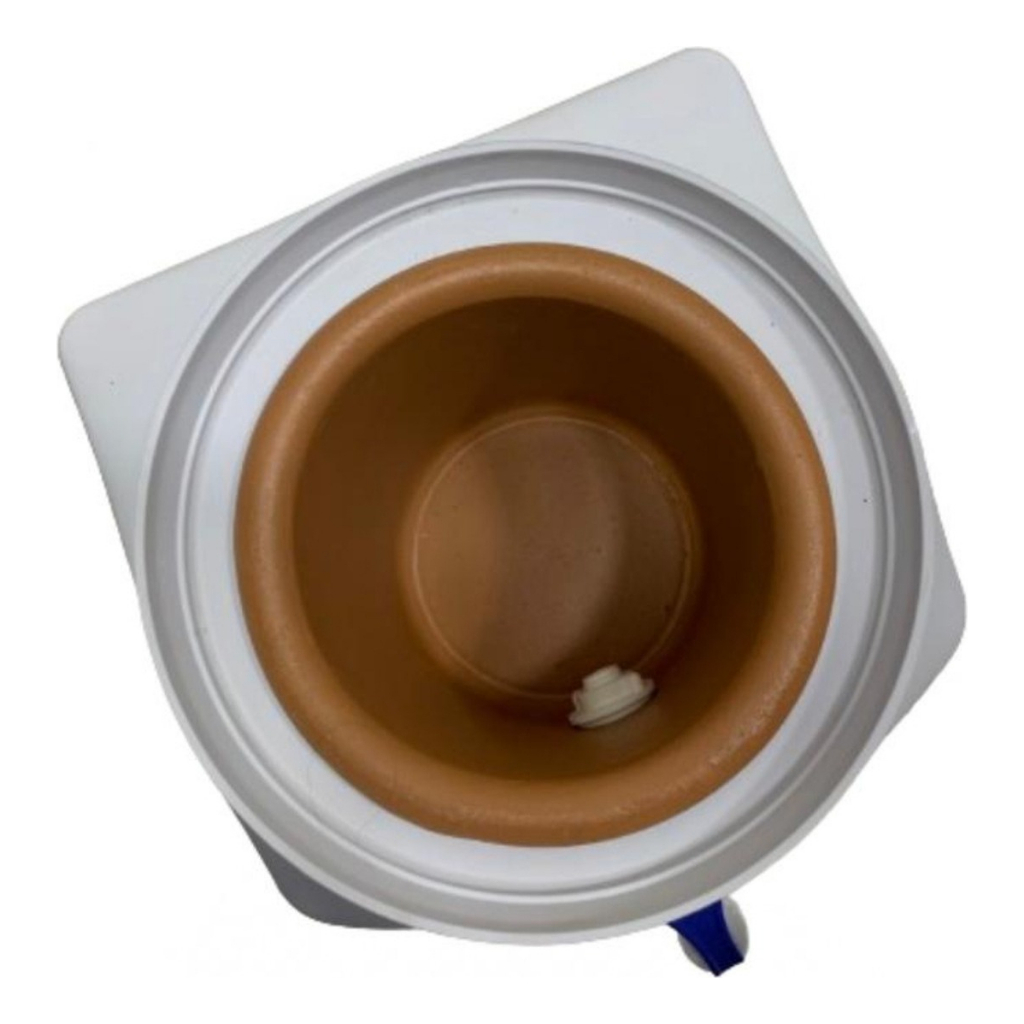 Filtro de Água 6 Litros com Cuba de Barro + Vela + Bóia – Branco | Pronto pra Usar