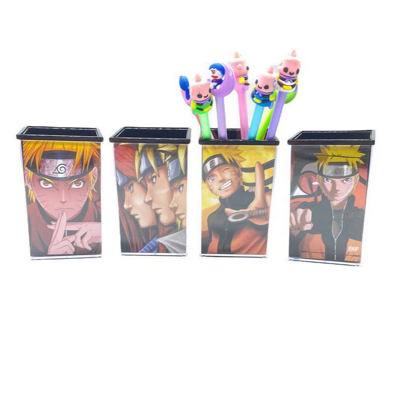 NARUTO Porta Objetos Fofo Lápis Canetas Organizador Treco Maquiagem / Escova de dente / Escova e pente