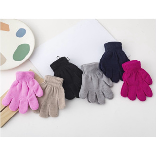 Luva kit 3/6/1 par para 4-8 ano ST-17 de frio infantil inverno macia em Oferta na Shopee