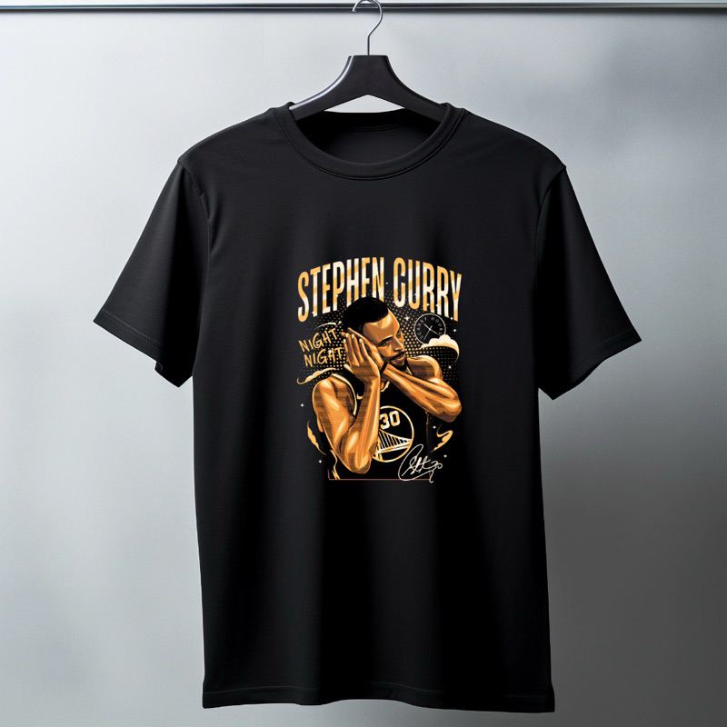 Camiseta Masculina Stephen Curry NBA Playoff Algodão Promoção Basquete Jogo