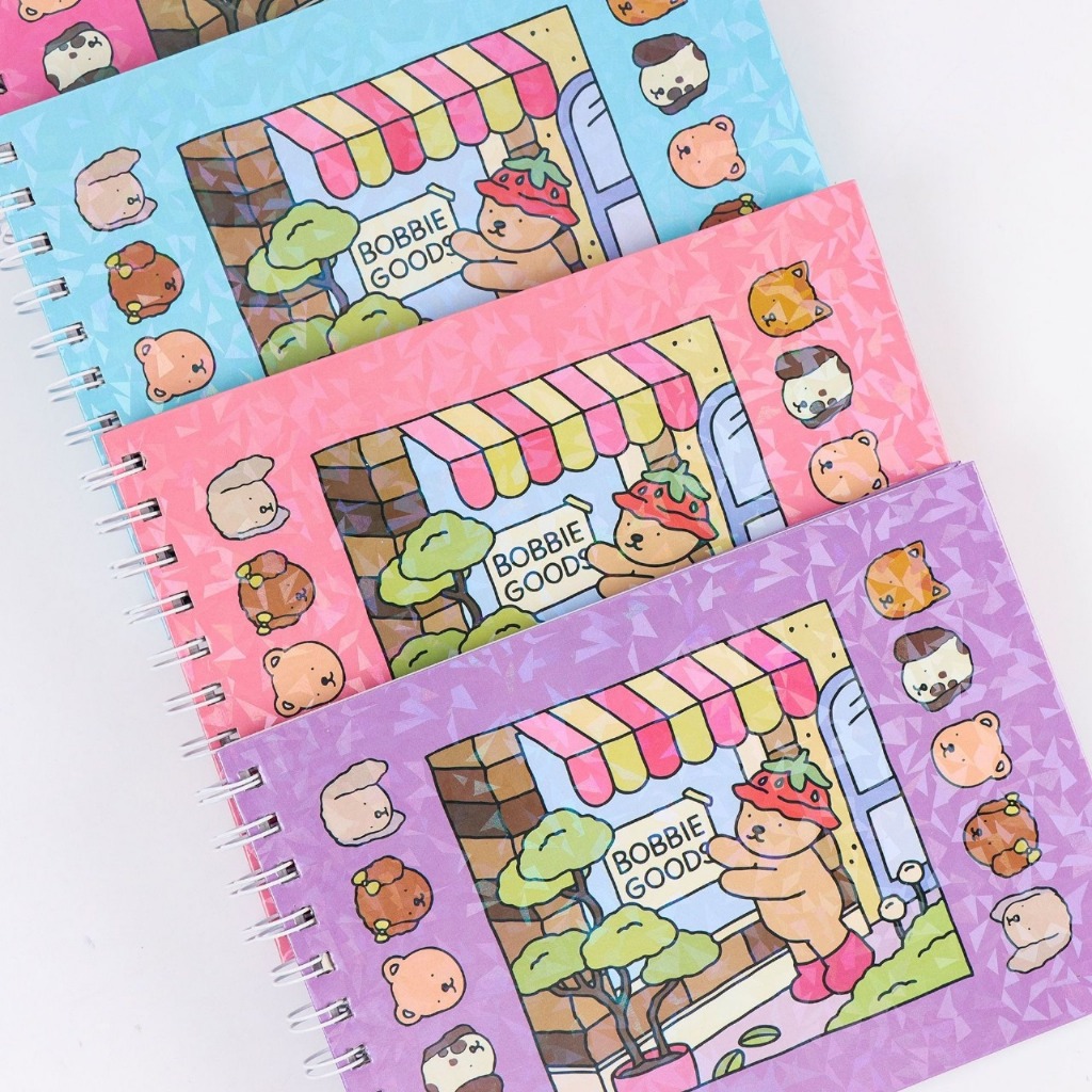Kit Livro de Colorir Bobbie Goods 50 Folhas CAPA DURA Brilhante