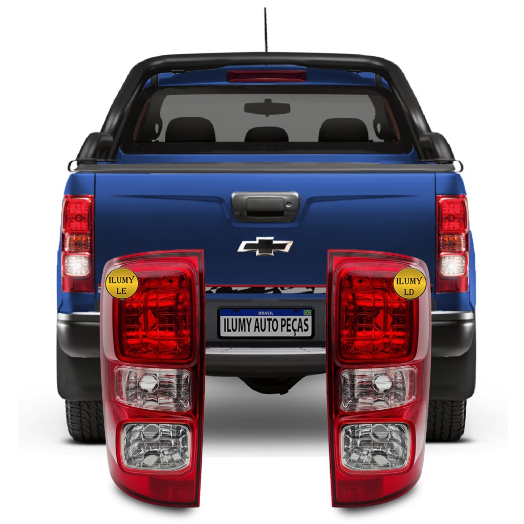 Par Sinaleira Traseira Chevrolet S10 2012 2013 2014 2015 2016 2017 2018 2019 2020 2021 2022 2023 2024