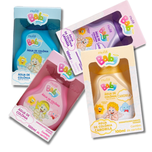 Deo Colônia Infantil baby Muriel Perfume de bebê - Escolha tipo e tamanho Deo Colônia Infantil baby Muriel Perfume de bebê - Escolha tipo e tamanho