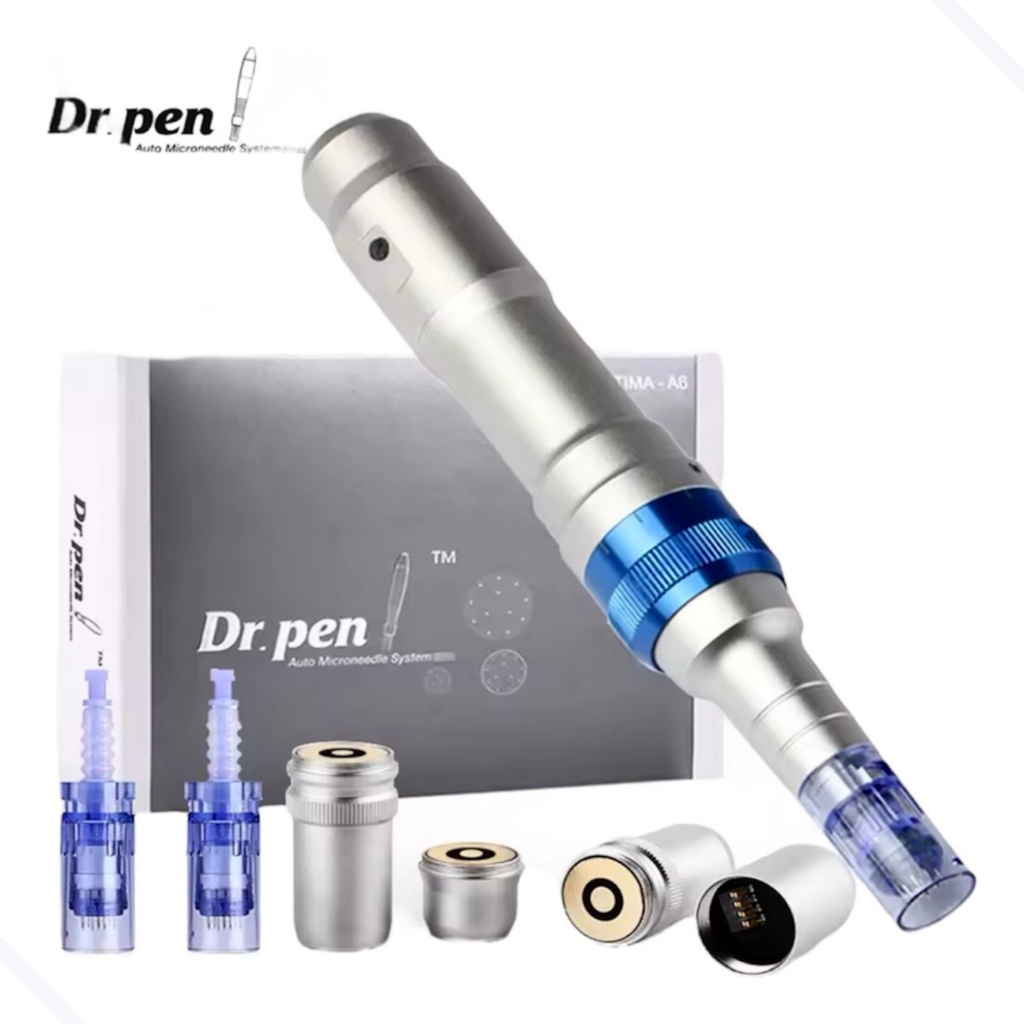 Dr. Pen Última - A6 Dermapen Caneta para Microagulhamento Original Sem Fio Rejuvenessimento Pele Sobe e Desce