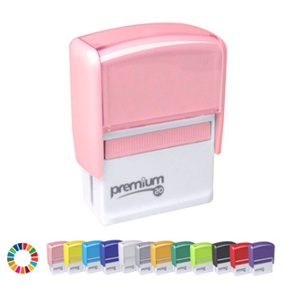 Carimbos Premium 20 Personalizado - Carimbo 38x14mm | PERSONALIZADO em Oferta na Shopee