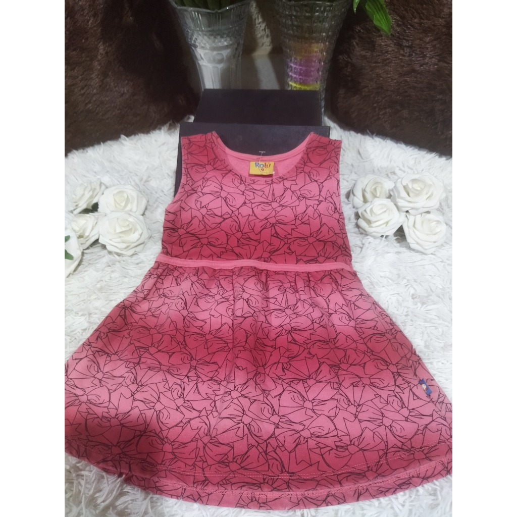Vestido Infantil Feminino, Modelo Regata, Estampado, Tam: 2, Marca: Bethy.bethy