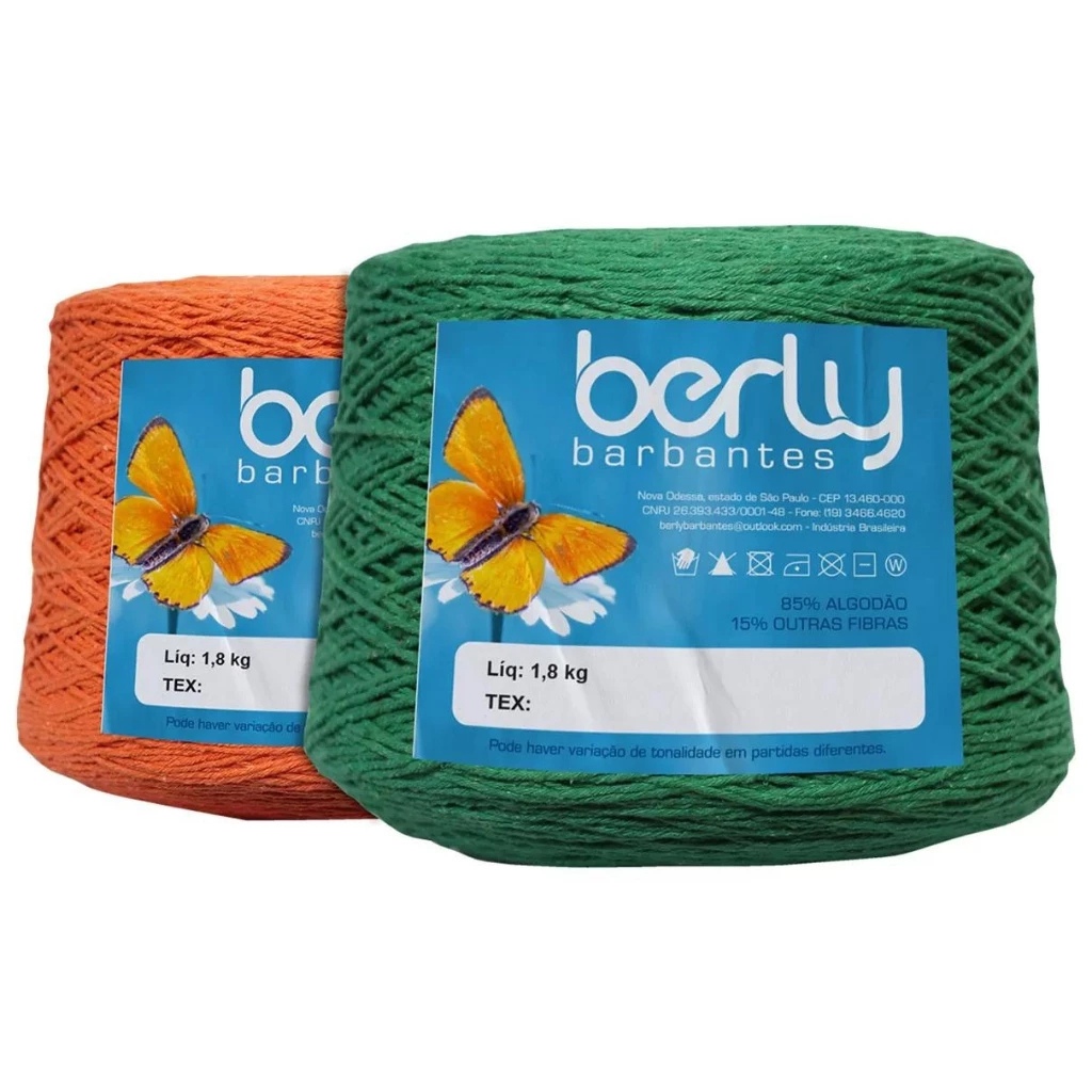 KIT 2 CONES BERLY DE 1,800 FIO 8 - 1410 METROS
