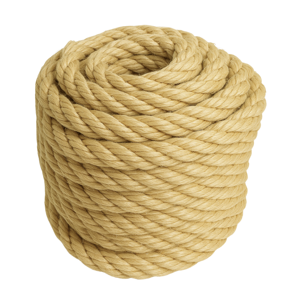 Corda De Sisal 14mm 5 Metros Reforçada Trança Arranhador Gato Decoração Artesanato Construção Decks em Oferta na Shopee