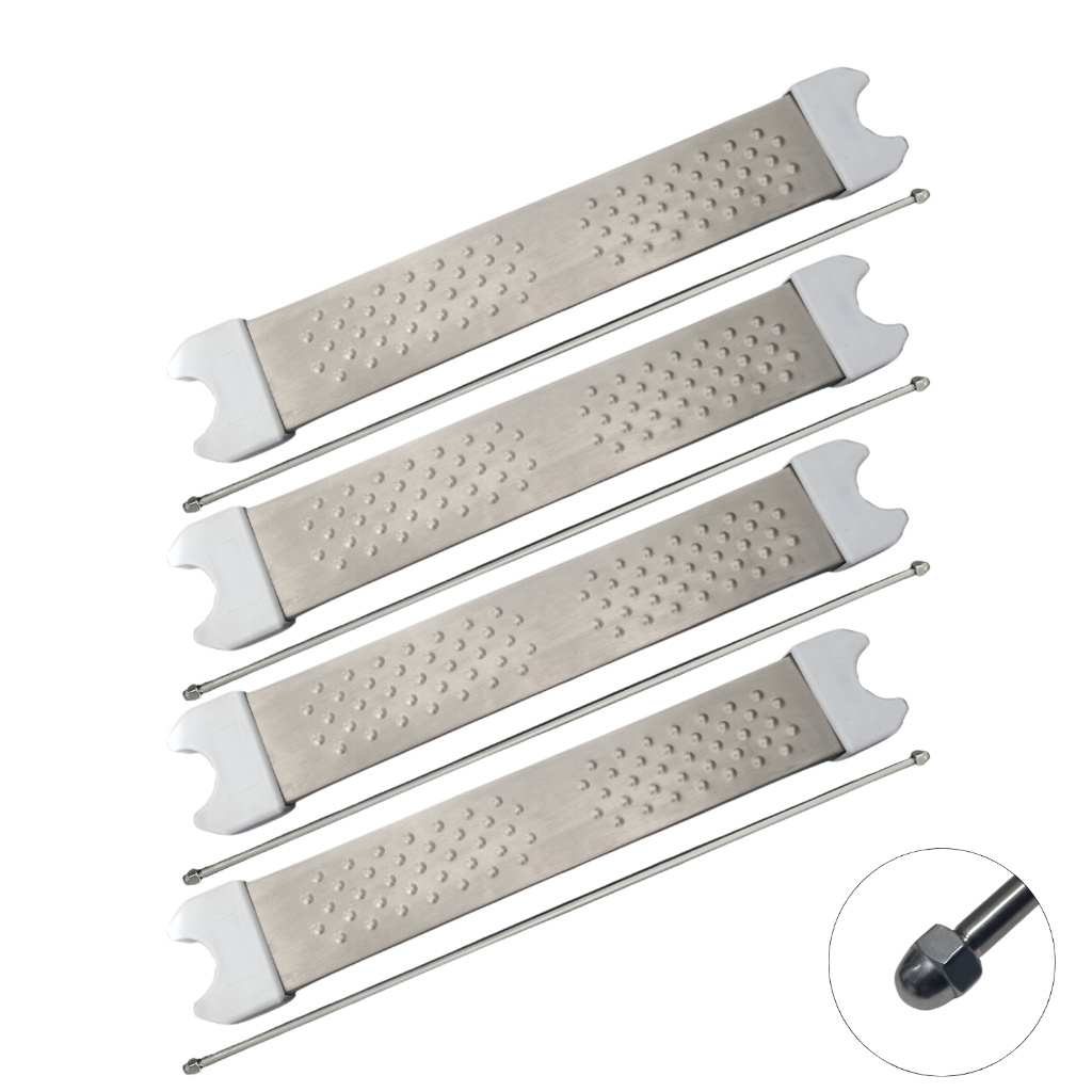 DEGRAU ESCADA DE PISCINA AÇO INOX ANATÔMICO COM TIRANTE