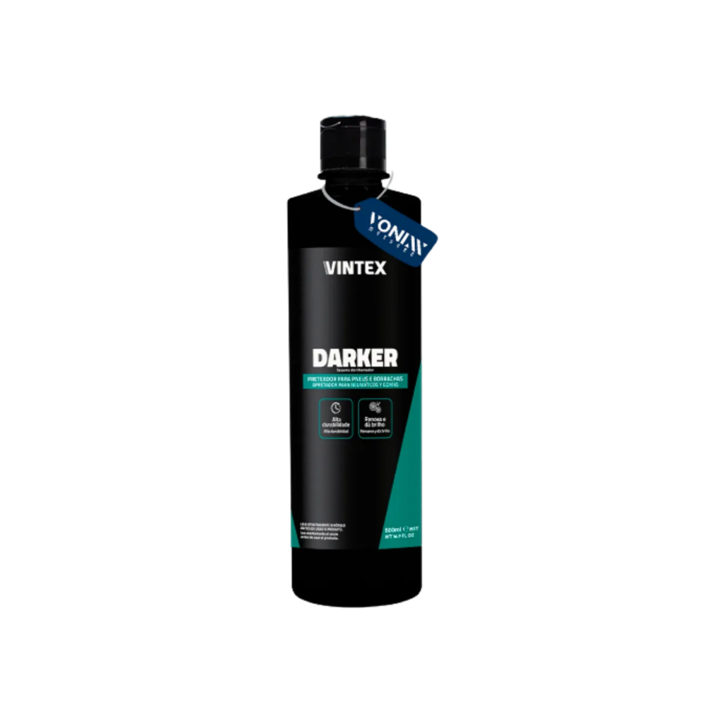 Renovador De Pneus Preto Brilhante Darker 500ml Vintex em Oferta na Shopee
