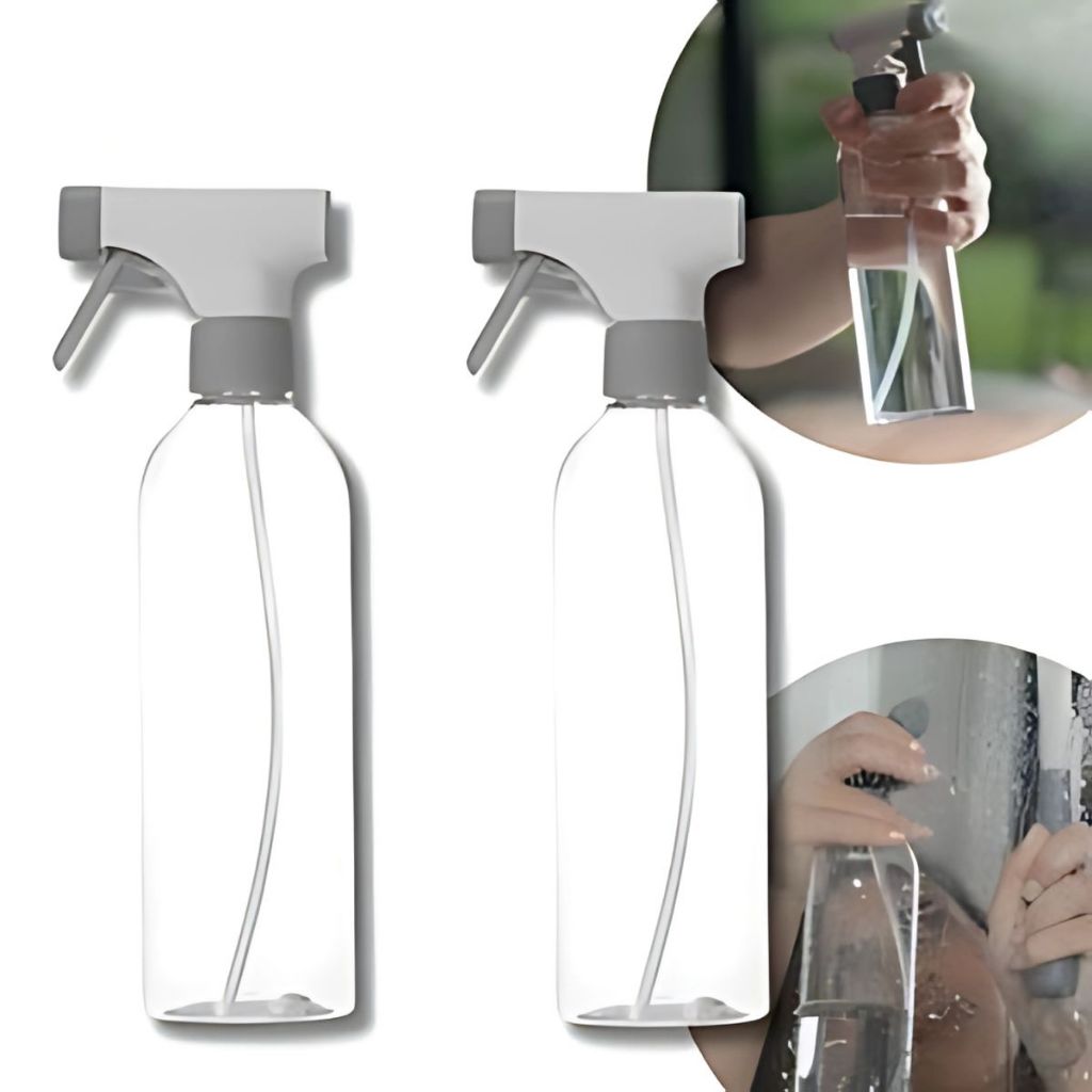 Kit 2 Borrifadores Spray Manual 500ml Multiuso para Limpeza, Plantas e Uso Doméstico