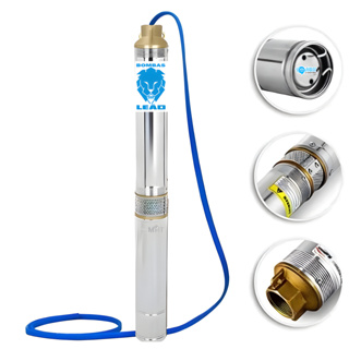 Bomba Submersa Poço 3" Leão 1,0 Cv 2 Fios Monofásica Poço Até 100m em Oferta na Shopee