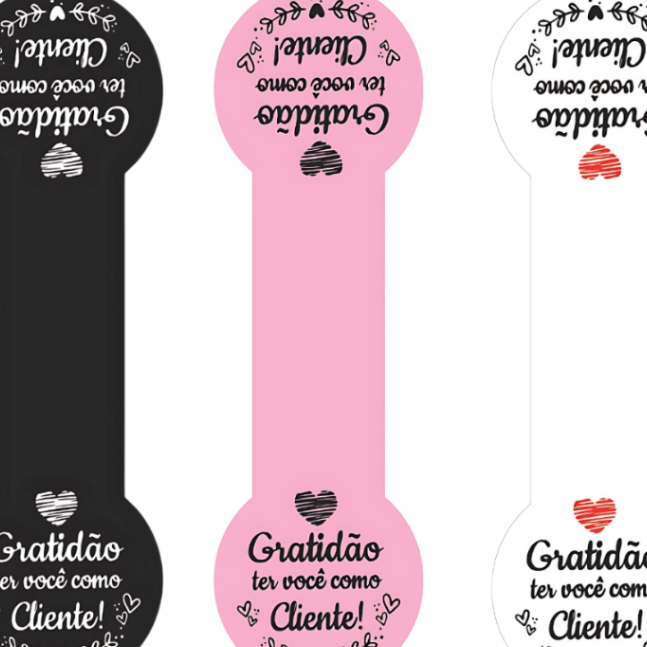 Lacres Adesivos Para Sacos e Sacolas Gratidão ter você como Cliente Entregas Delivery Medida 8x3cm Acai - Diversas Cores